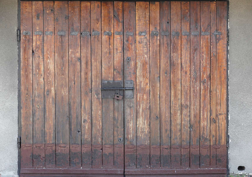 DoorsWoodBig0039 - Free Background Texture - door garage double wood